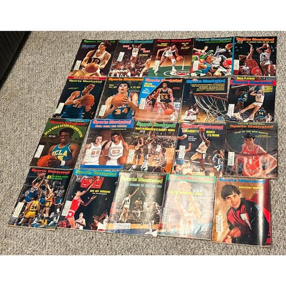 Other - Sports Illustrated Lot of 20 College NCAA Basketball Issues 1970's (SI-22)